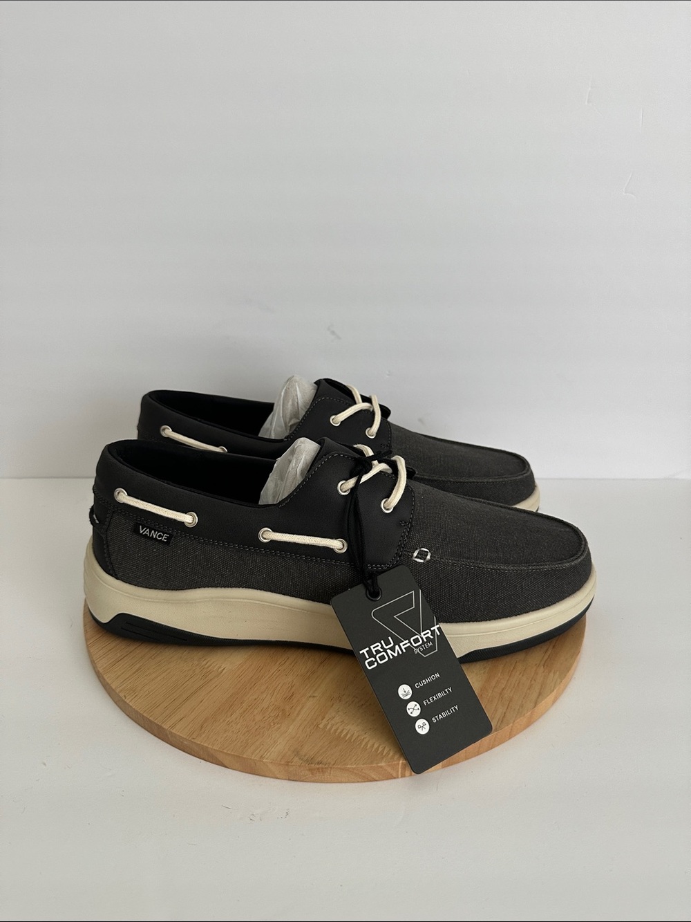 Vance Co Catamaran Mens Round Slip-On Shoe